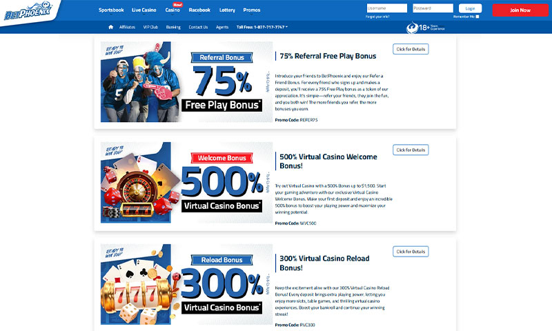 BetPhoenix Page View